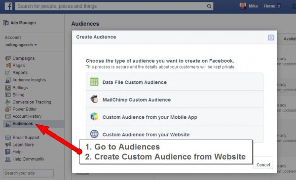 custom audience pixel