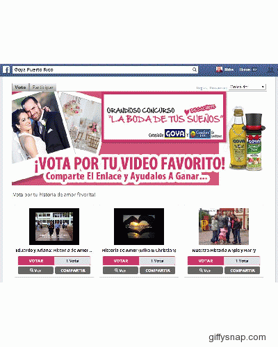 Facebook Contest examples