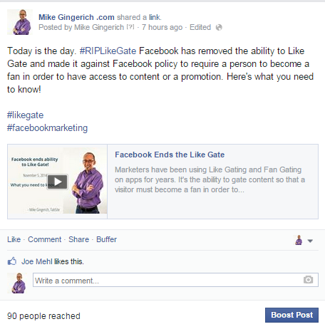 (YouTube video reached a mere 90 people after 7 hours!)