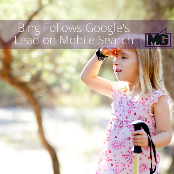 Bing Follows Google's Lead on Mobile Search