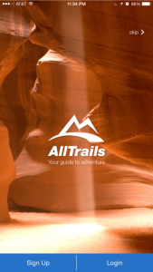 alltrails travel apps