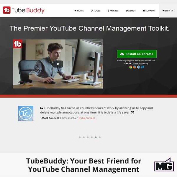 TubeBuddy_ Your Best Friend for YouTube Channel Management