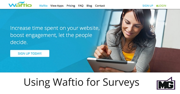 Using Waftio for Surveys