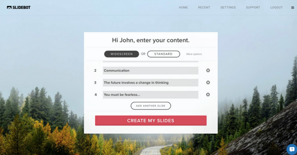 review of slidebot io