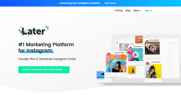 Later for Instagram: Help with your Instagram Marketing