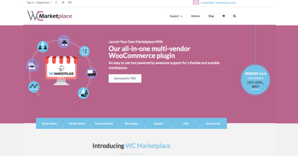 WordPress plugin: MultiVendorX (formerly WC Marketplace)