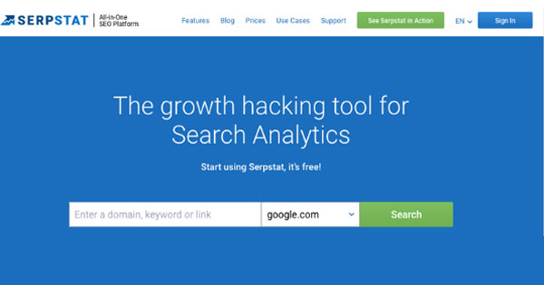Image result for SERPstat - Free Competitors Analysis SEO Tool