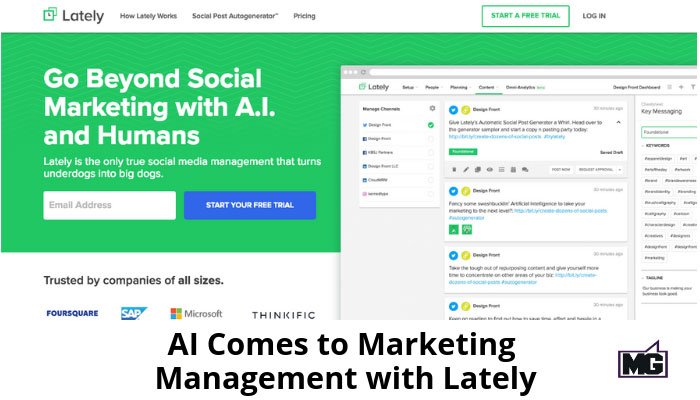 AI Comes to Marketing Management: A Review of Lately