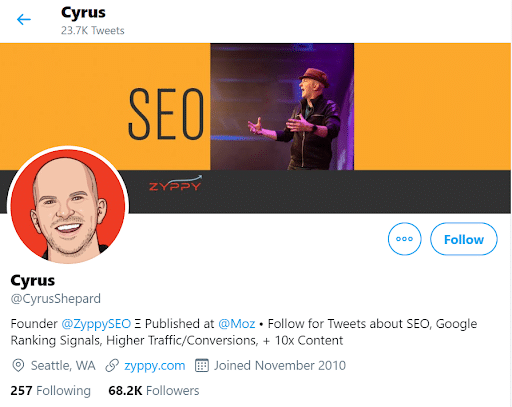 Cyrus Shepard Twitter