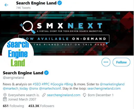 Search Engine Land Twitter