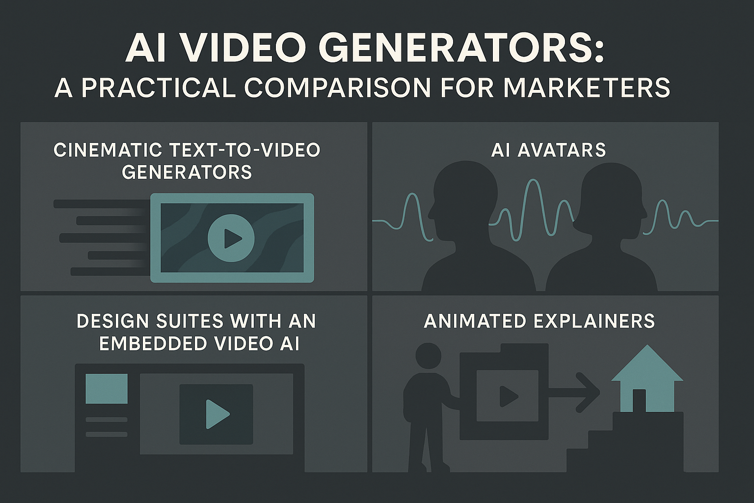 Feature-by-Feature AI Video Generator Comparison Chart for Practical Marketers