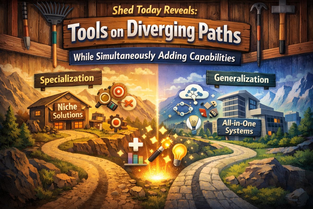 Tools for diverging paths: specialization vs generalization in AI coding development strategy comparison