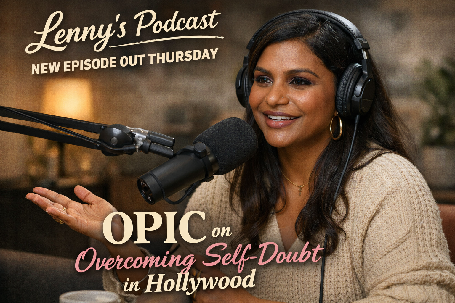 Lenny's Podcast episode on overcoming self-doubt in Hollywood with OPIC, new episode Thursday
