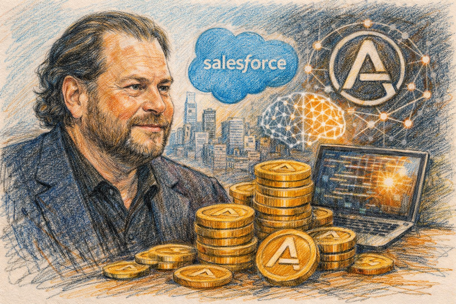 Benioff: Salesforce to Spend $300M on Anthropic Tokens
