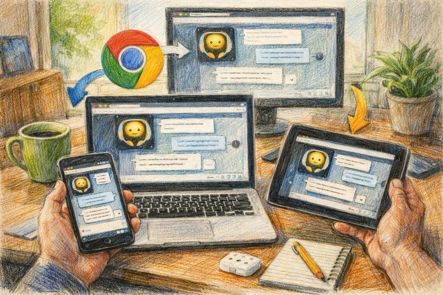 Claude Chrome Extension Syncs Conversations Across Devices