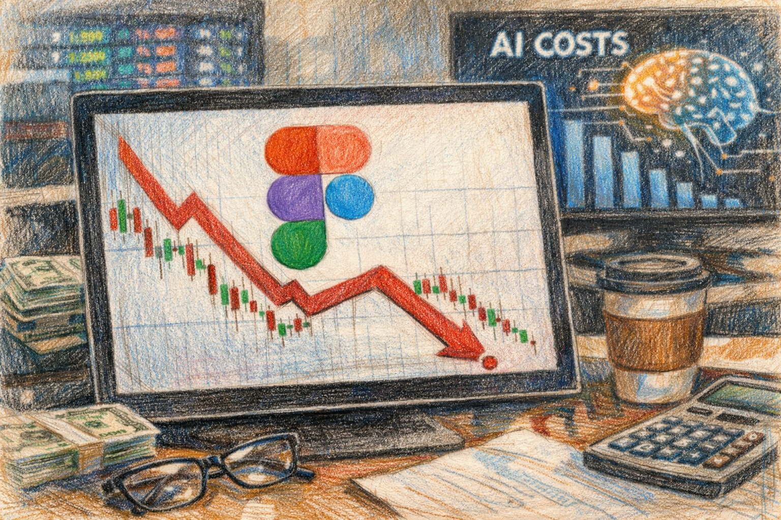 Figma Shares Fall on AI Costs Despite Revenue Beat