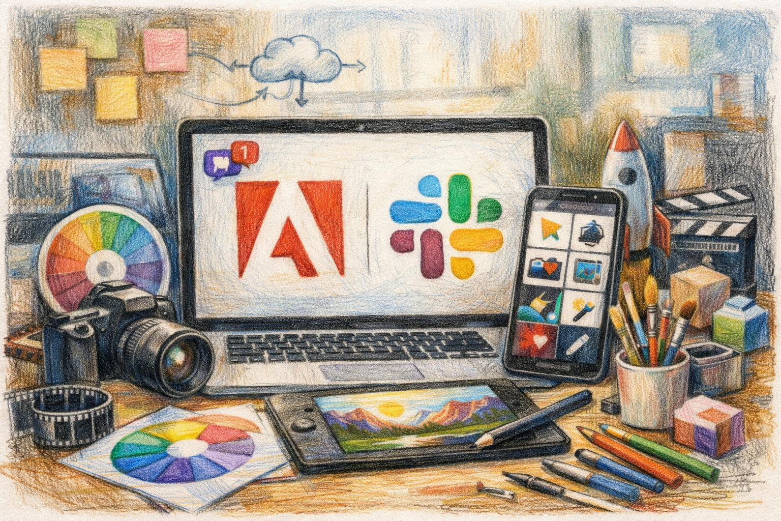 Adobe for Slack Adds 70+ Creative Tools