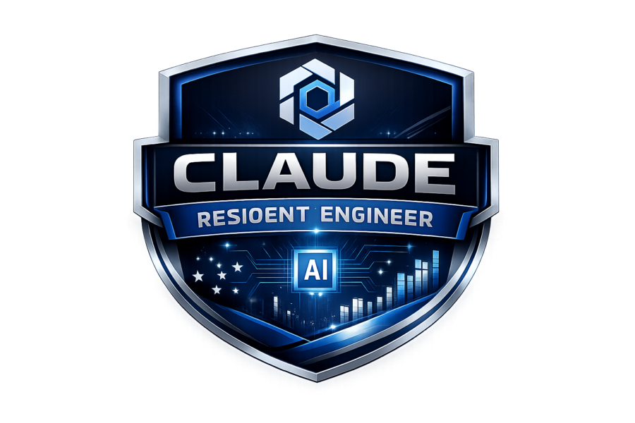 Claude Resident Engineer AI badge for Anthropic's Frontier Academy training program