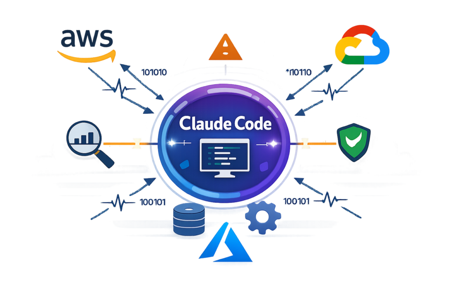 Claude Code integration hub connecting AWS, Google Cloud, Azure, and Anthropic Bedrock with security and monitoring features.