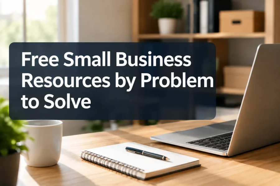Free Small Business Resources by Problem to Solve