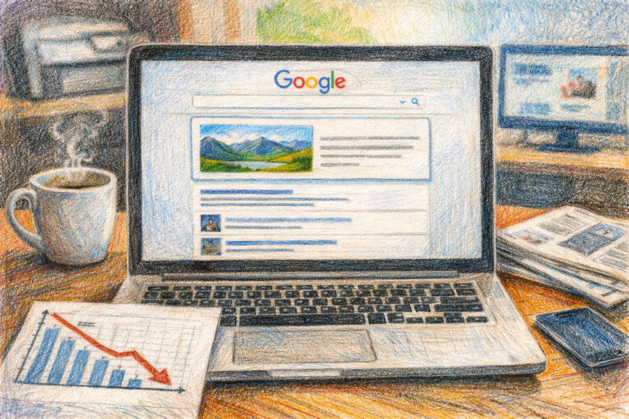 Google boosts AI links after 40% publisher traffic drop